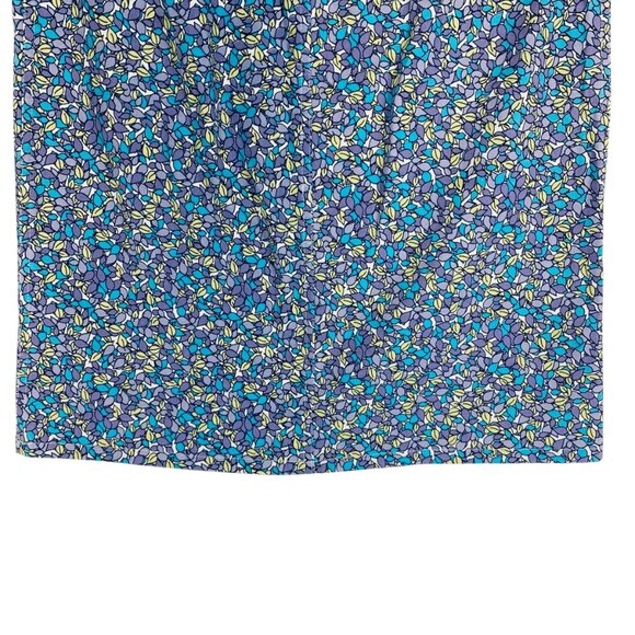 vibrant floral print cotton straight pencil fitted skirt SZ missy small Pemans - Picture 11 of 11